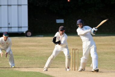 Ivan Lockem On His Way To A Fine Century.