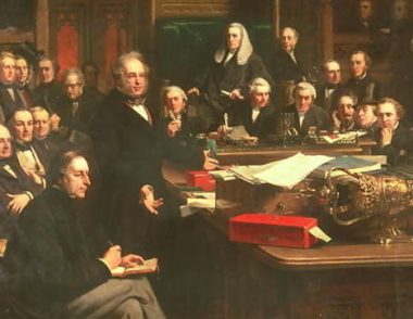 Lord-palmerston-addressing-the-house-of-commons-during-the-debates-on-the-treaty-of-france-in-february-1860,-1863