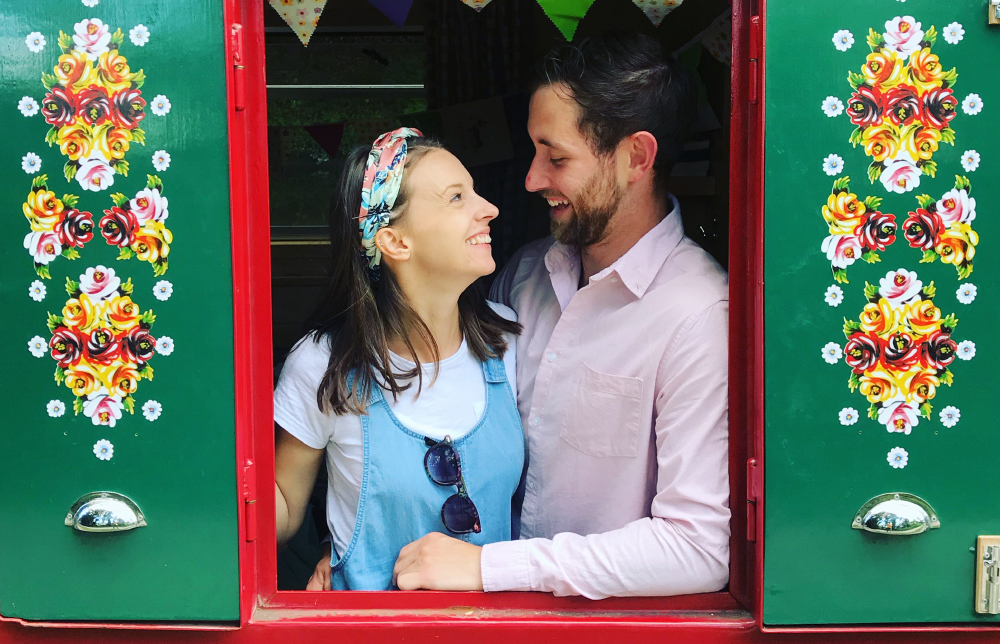 Rachael And Her Partner, Richard Morris.