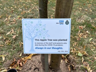 St Mary 's Covid Memorial Apple Tree (4)