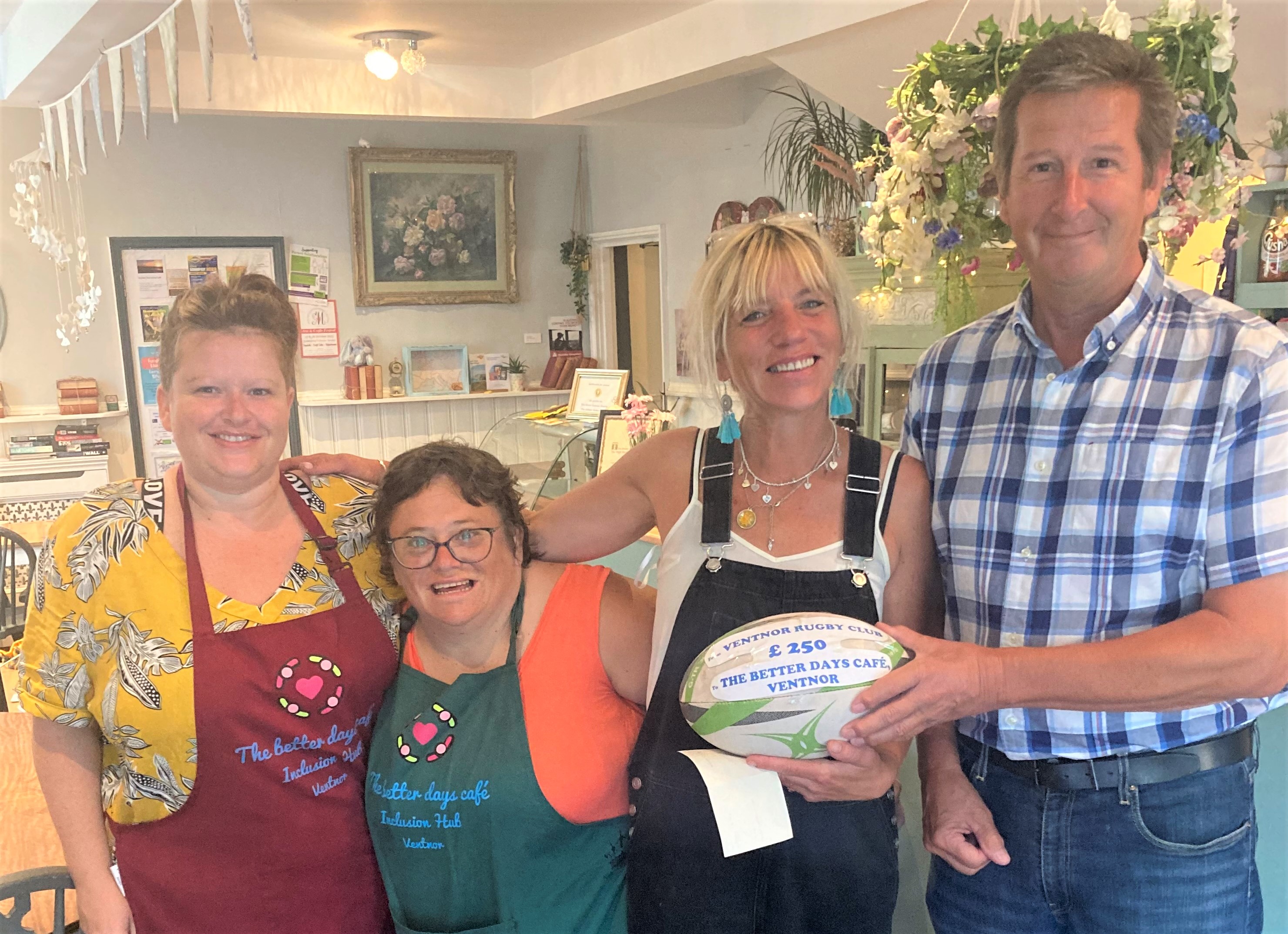 Ventnor Rfc Donate To Better Days Cafe