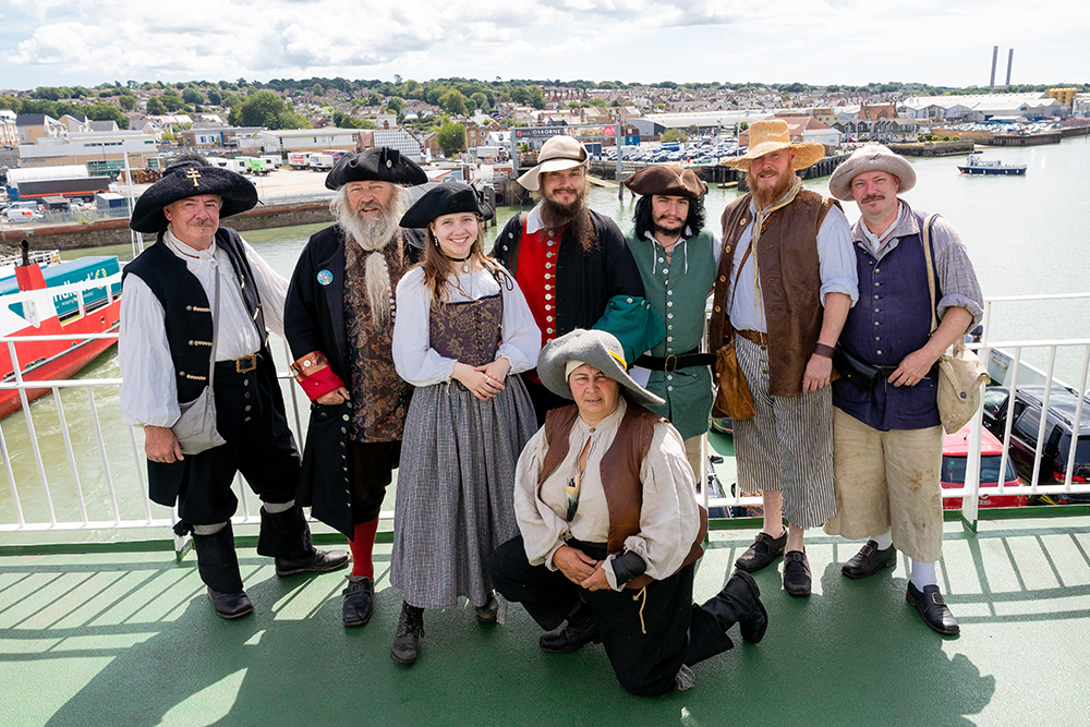 The Pirates Pose For A Group Shot