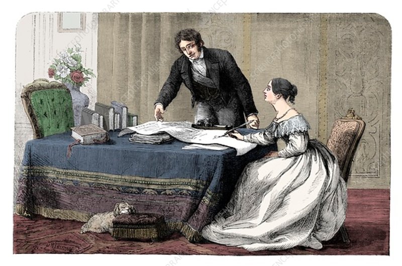 Lord Melbourne Instructing A Young Queen Victoria, 1837