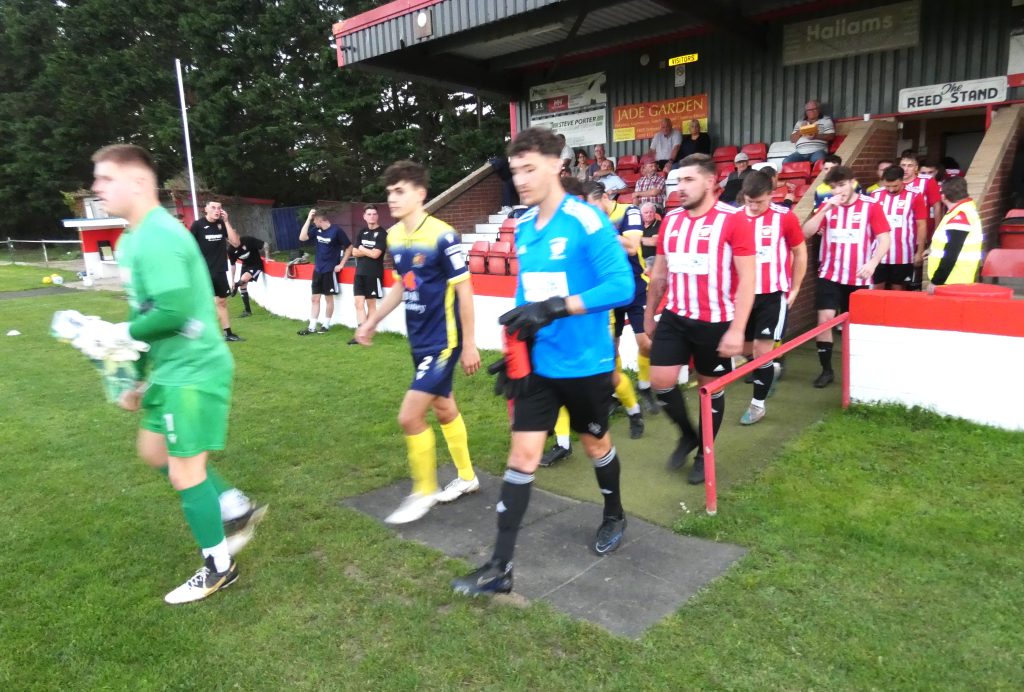 Vics Come On To Field