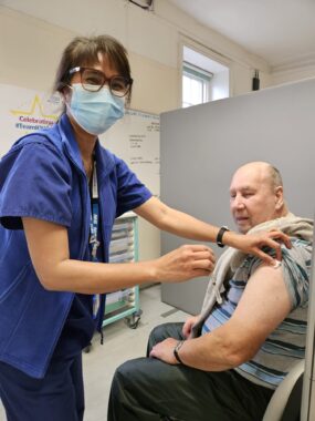 David Having A Covid Vaccination (002)