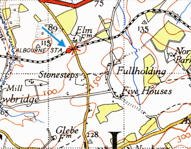 Calbourne Map