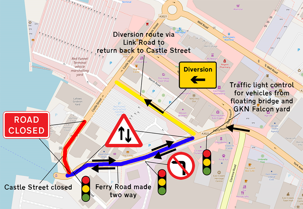 Eastcowesdiversion