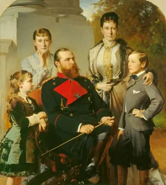 Princess Alice With Family