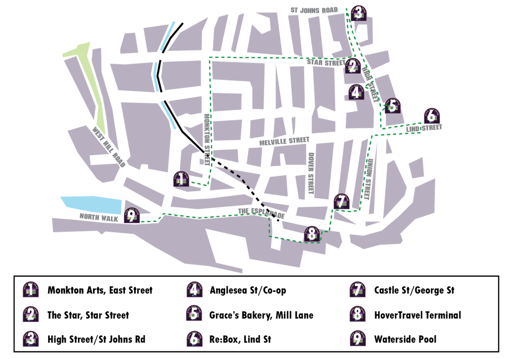 Route Map Ryde Arts Trail