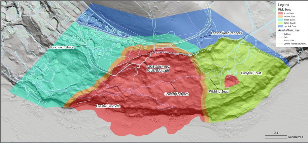 Bonchurchlandslideriskzones