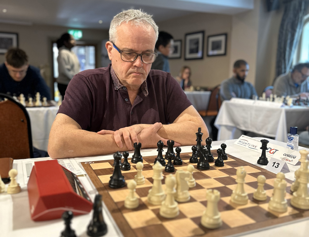 CLIVE TAKES BEST LOCAL PLAYER TROPHY AT INAUGURAL ISLE OF WIGHT CHESS CONGRESS