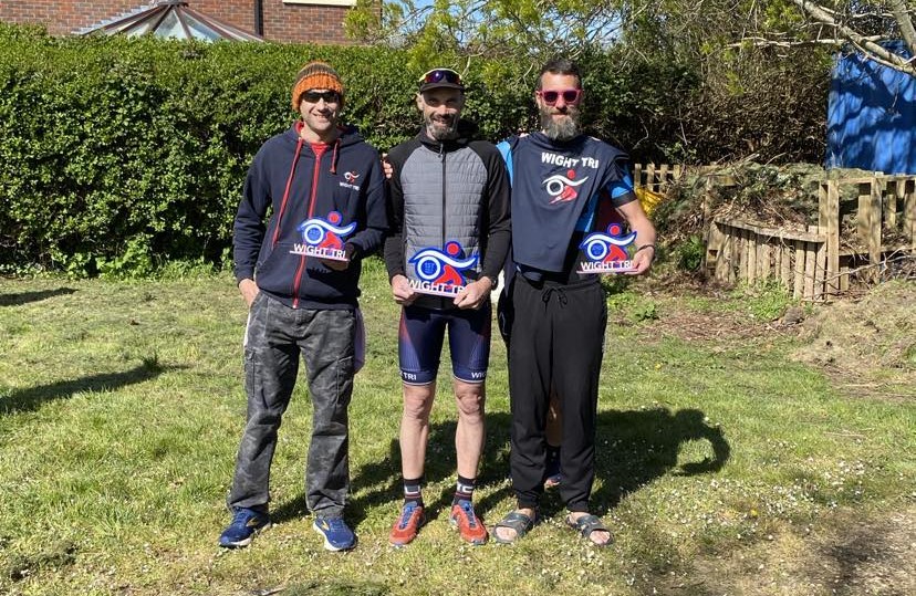 Sean Williams, Dean Pike, Dan Morgan Wight Tri Male Podium