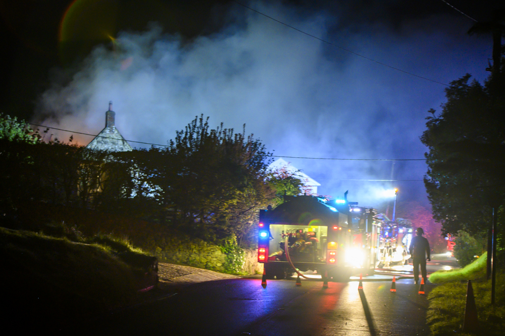 20240507 Gaggerhill Lane Brighstone House Fire 04