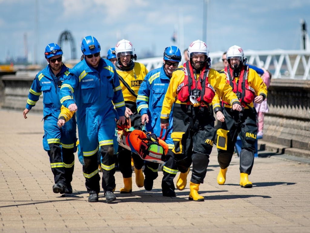 Cowes Lifeboat Crew Members