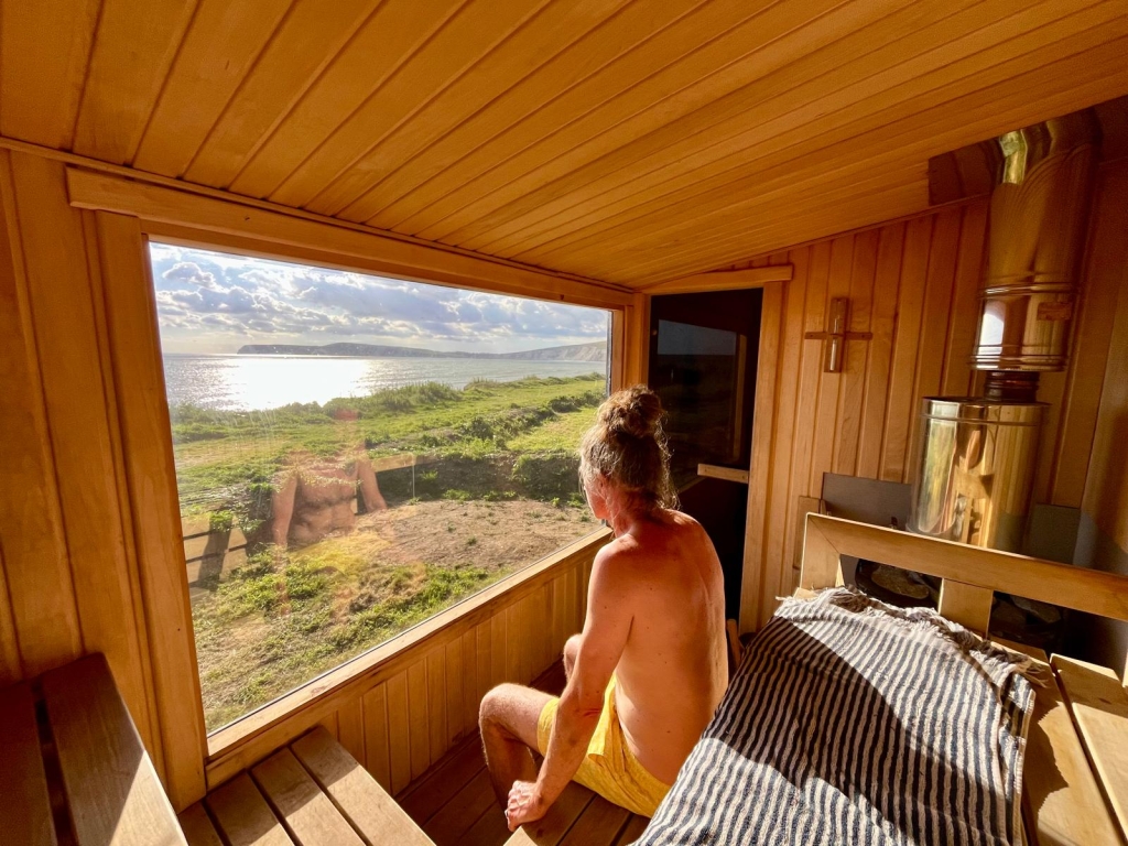 Rob Da Bank In Slow Motion Sauna At Compton Bay 2