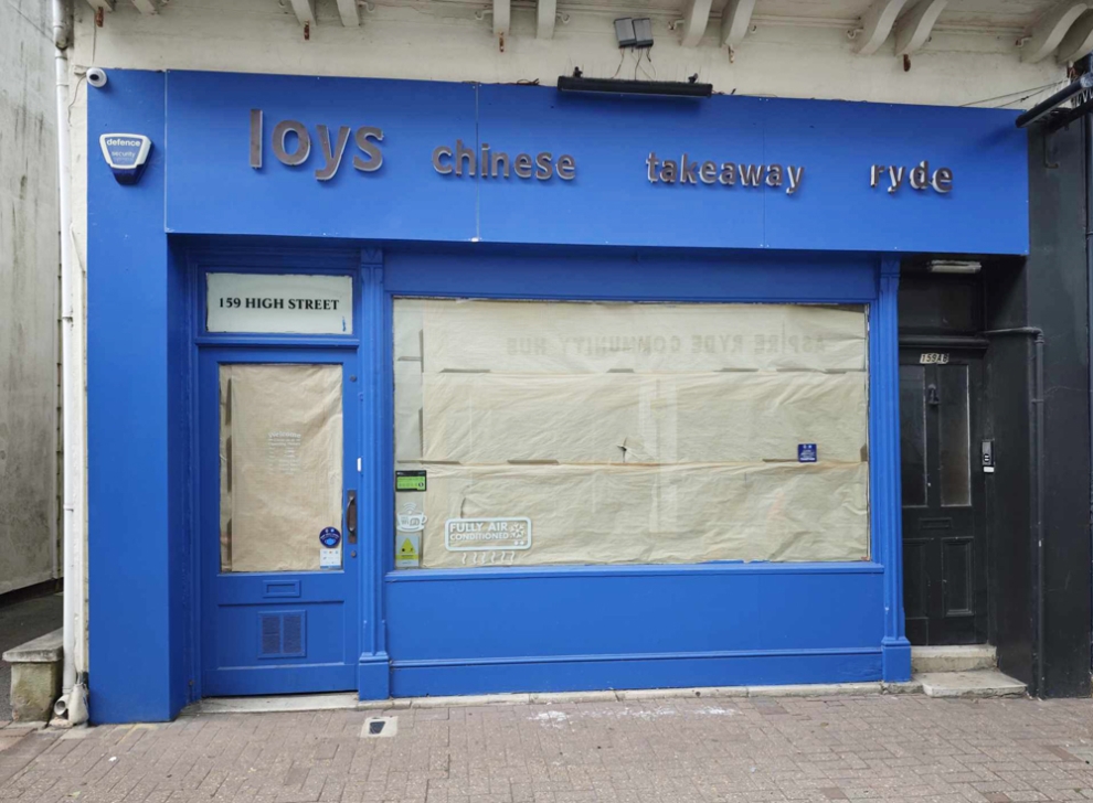 NEWPORT'S LOYS CHINESE TAKEAWAY SET TO OPEN FOR BUSINESS IN RYDE
