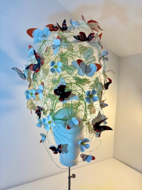 The Butterfly Hat In Creator Keely Hunter's Studio. Photo By Keely Hunter.
