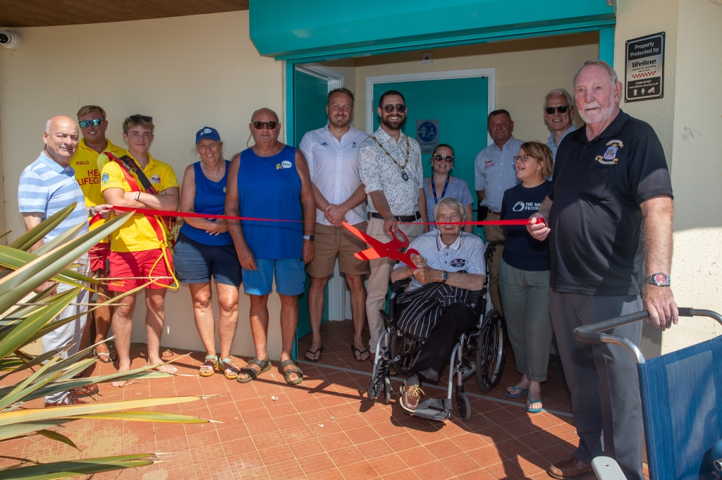 29.7.2024 Official Opening Of Sandown's Changing Places Facility With Mayor Alex Lightfoot And 1996 Paralympic Gold Medallist Andy Cassell