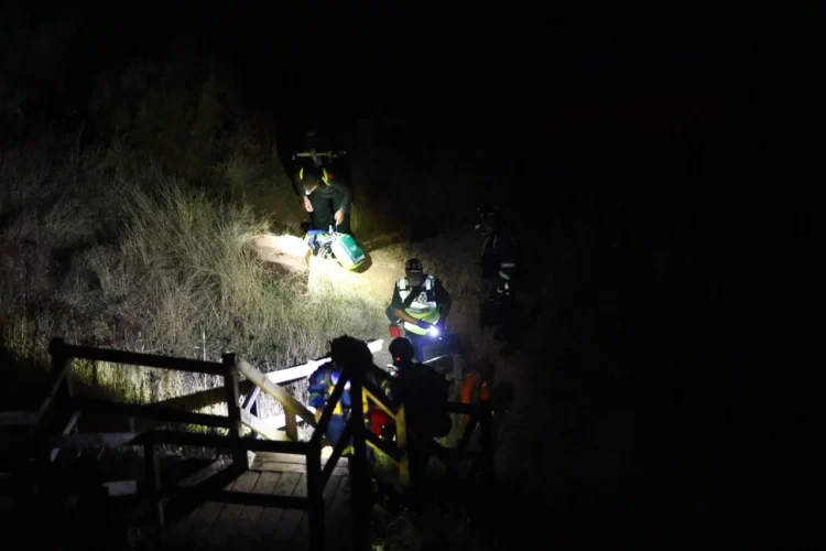CASUALTY ON THE BEACH PROMPTS MULTI-AGENCY RESPONSE TO COMPTON