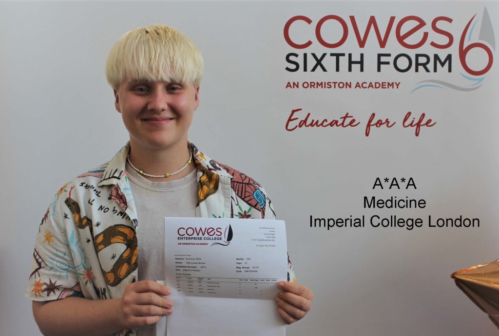 Ella Brown, Cowes Enterprise College