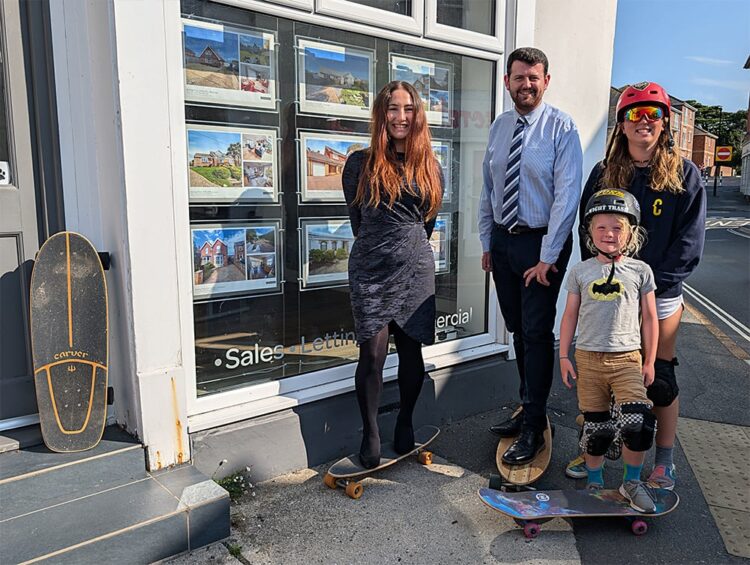 LOCAL FIRM HOSE RHODES DICKSON DONATES £1,000 TO FRESHWATER SKATE PARK PROJECT