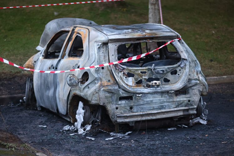 CAR DESTROYED BY EARLY HOURS BLAZE IN SANDOWN