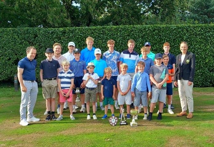 HAT TRICK OF TROPHIES FOR JUNIOR GOLFER SAM CALLAGHAN