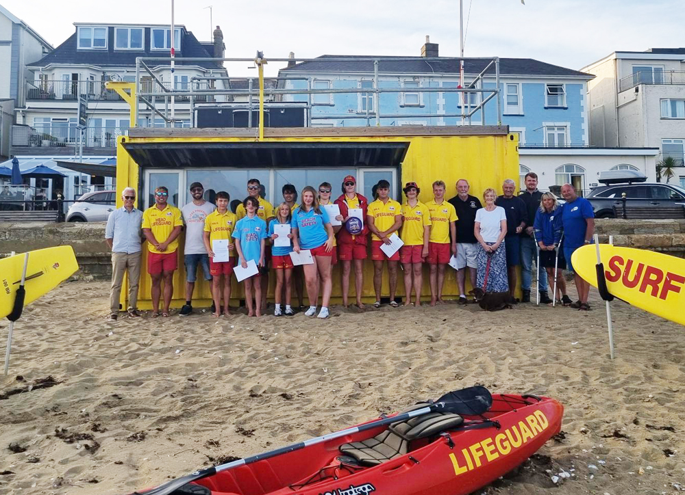 SANDOWN LIFEGUARDS THANKED FOR SUMMER SERVICE
