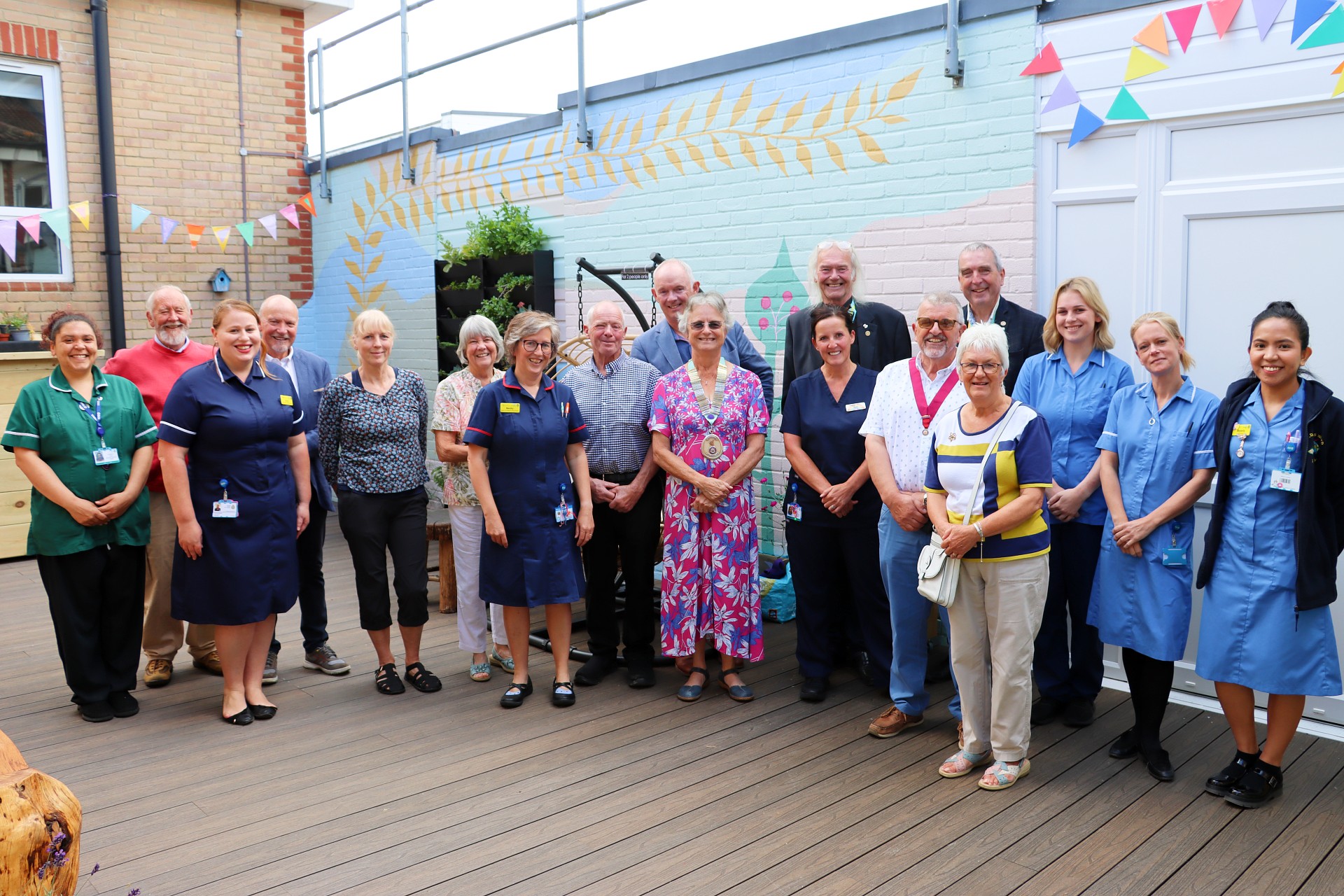 CHILDREN’S WARD GARDEN AT ST MARY’S GIVEN NEW LEASE OF LIFE