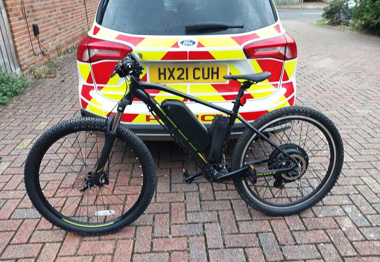 E-BIKE WARNING FROM POLICE AS RIDER HAS HIS SEIZED IN RYDE
