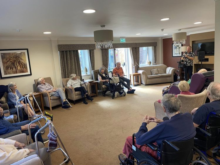 NEWPORT-BASED CARE HOME CELEBRATES ALZHEIMER’S MONTH WITH MUSIC THERAPY EVENT