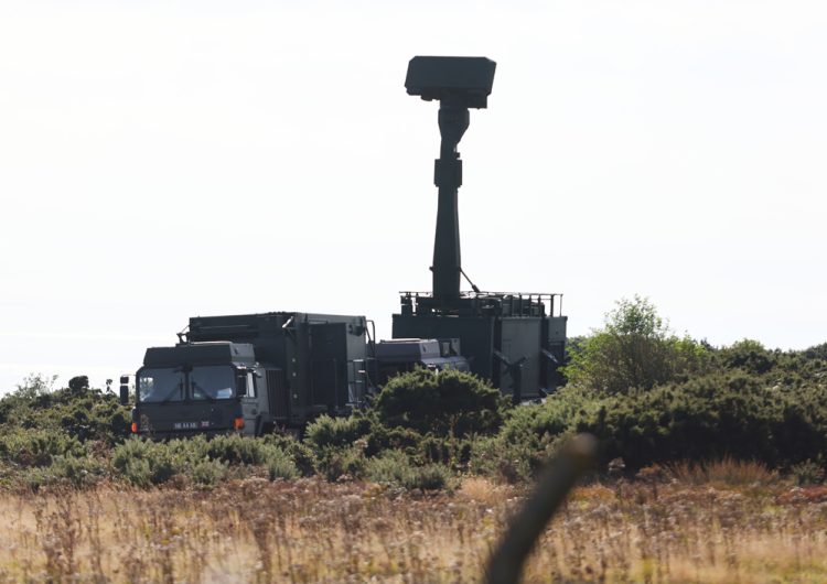 EXCLUSIVE: BRITISH ARMY TESTS ADVANCED MILITARY RADAR AT ST BONIFACE DOWN