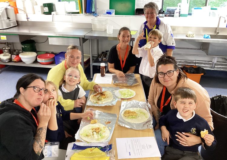 PUPILS ENJOY HEALTHY EATING SHOWDOWN AT DOVER PARK