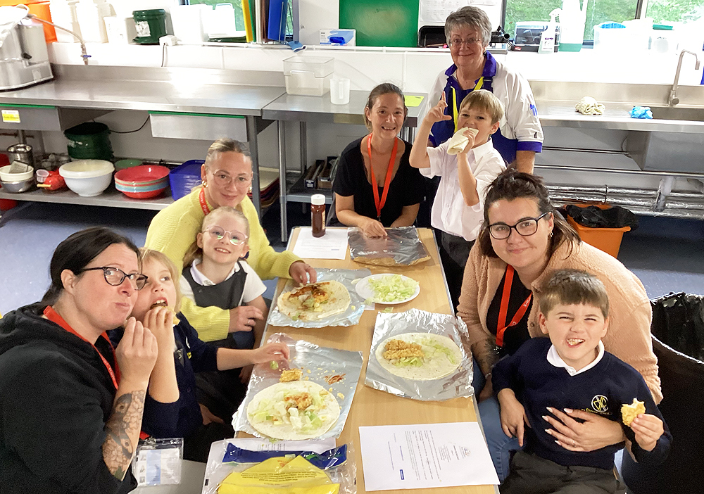 PUPILS ENJOY HEALTHY EATING SHOWDOWN AT DOVER PARK