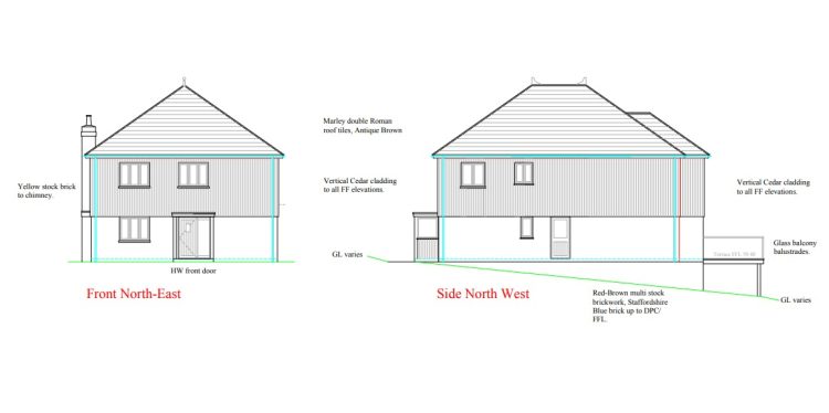 APPLICATION TO BUILD 4 HOUSES ON OUTSKIRTS OF NEWPORT PUT FORWARD