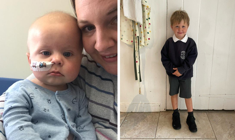 YOUNG CANCER SURVIVOR OSCAR HEADS OFF TO SCHOOL