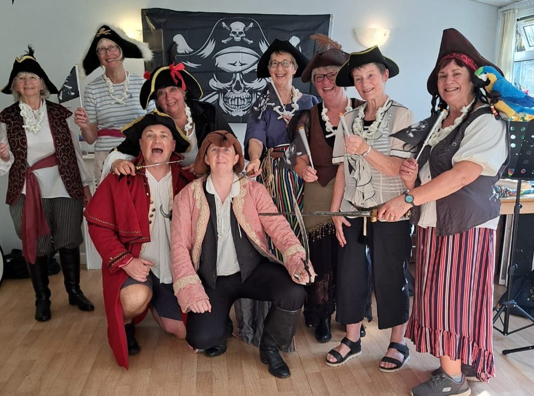 RESIDENTS OF CARE HOME IN BLACKWATER ENJOY DAY OF PIRATEY FUN