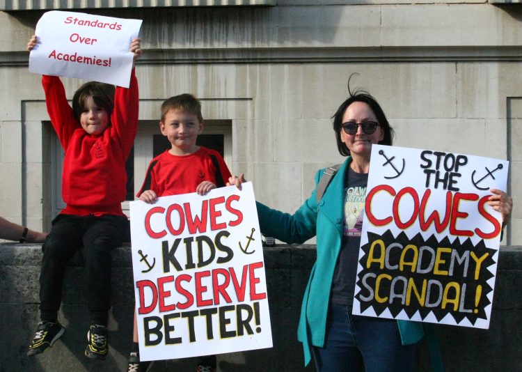PRIMARY SCHOOL PARENTS TAKE PROTEST TO COUNTY HALL – BUT CABINET PUSH AHEAD WITH CONSULTATION