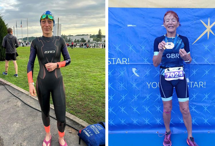 WIGHT TRI’S LIZ AND JAN TRAVEL TO FRANCE TO TAKEN PART IN EUROPEAN CHAMPIONSHIPS
