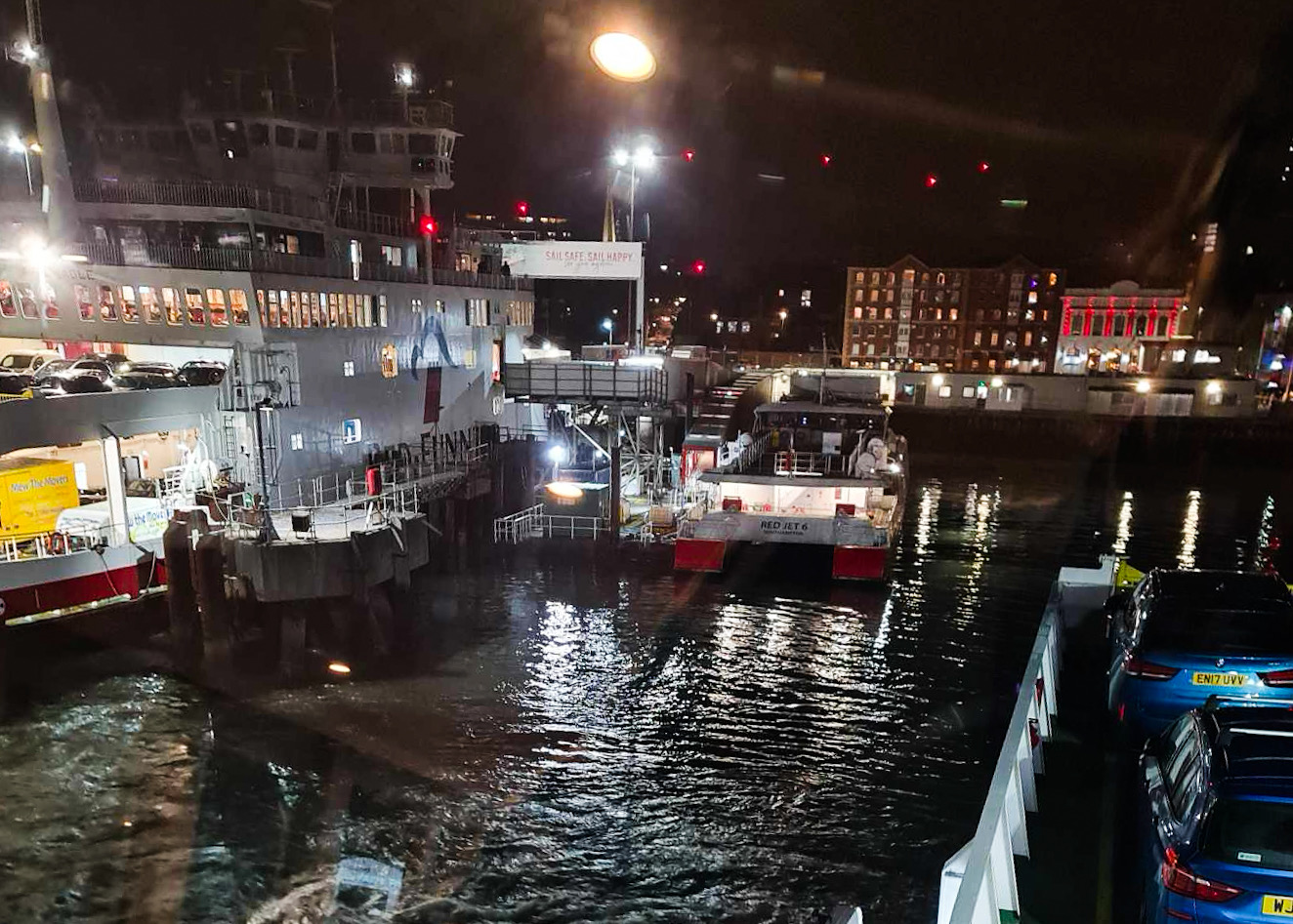RED FUNNEL SUSPENSION AS  SOUTHAMPTON TERMINAL HIT BY GANGWAY TROUBLES