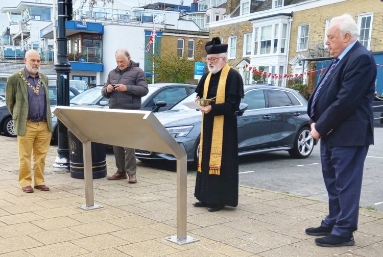 HISTORIC MARYLAND VOYAGE NOW MARKED WITH INFORMATION BOARD IN COWES
