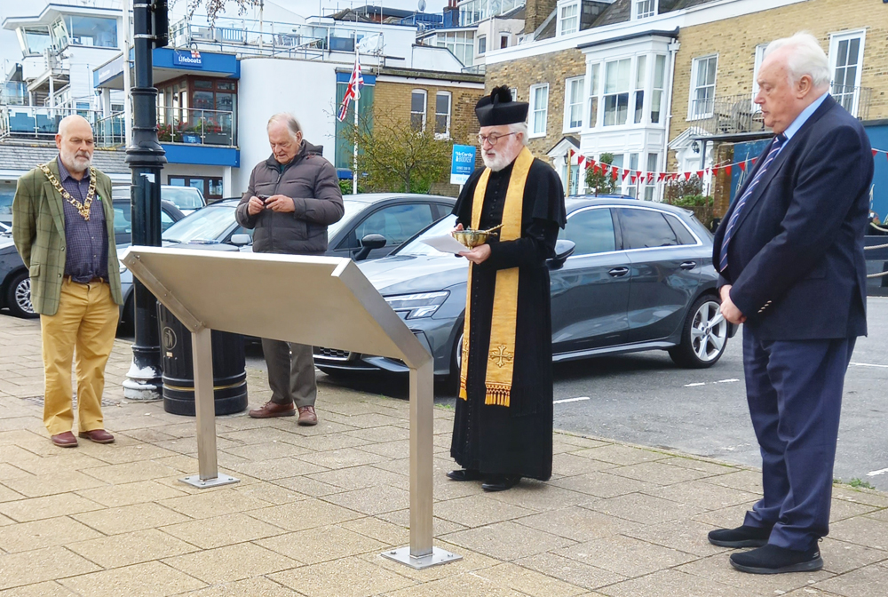 HISTORIC MARYLAND VOYAGE NOW MARKED WITH INFORMATION BOARD IN COWES