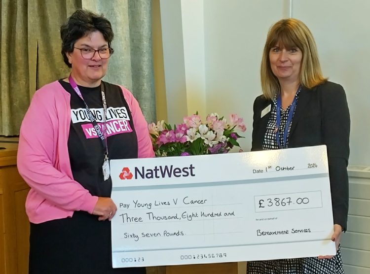 CREMATORIUM RAISES THOUSANDS TO SUPPORT YOUNG PEOPLE WITH CANCER