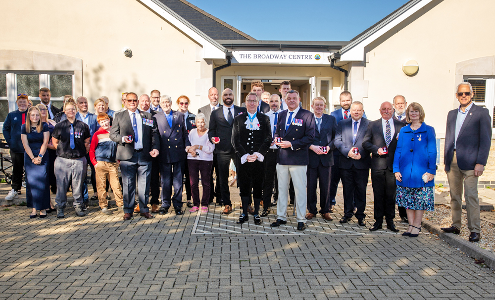 SANDOWN’S COASTAL HEROES HANDED KING’S CORONATION MEDALS