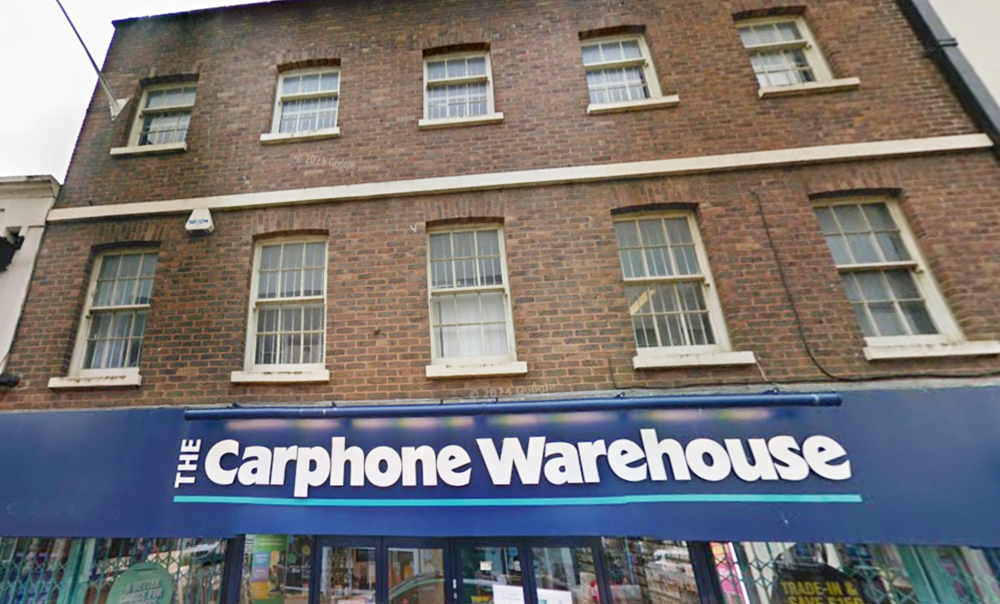 FLATS PLAN FOR FLOORS ABOVE FORMER CARPHONE WAREHOUSE STORE