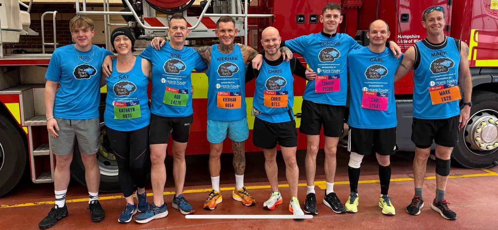 ISLE OF WIGHT BRAINY BUNCH RUNNERS COMPLETE 10-MILE CHALLENGE