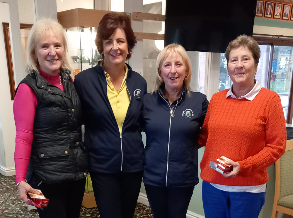 LADIES CAPTAINS TEAM TAKE HONOURS IN GREENSOMES STABLEFORD