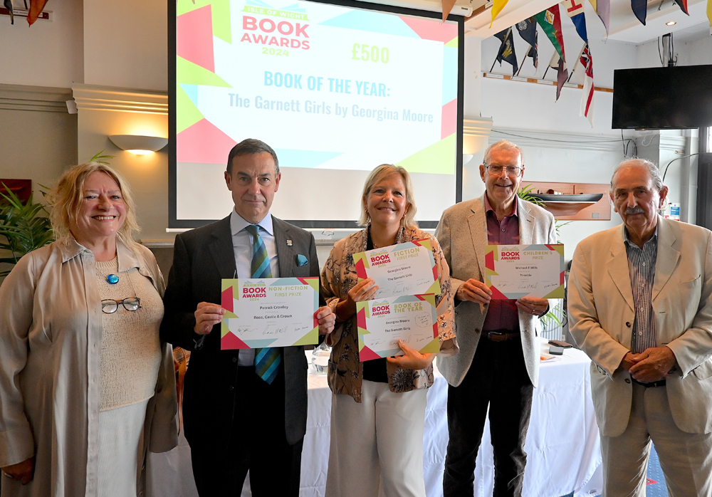 GEORGINA TAKES THE OVERALL WIN AT THIRD ISLE OF WIGHT BOOK AWARDS