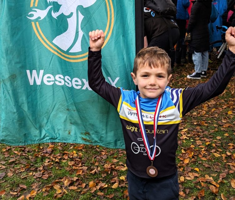 FINLEY TAKES 3RD PLACE IN CYCLE-CROSS IN SOUTHAMPTON