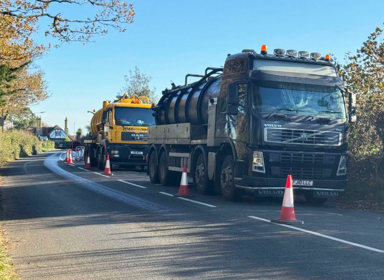 MAJOR REPAIR NEEDED TO BURST SEWER IN RYDE – TANKER ARMY CALLED IN